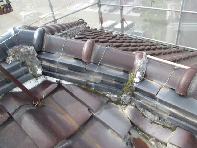 高砂市の経年劣化が進んだ棟